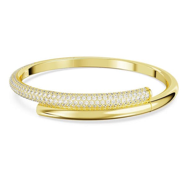 Swarovski armband Dextera Magnetic closure, White, Gold-tone plated - 5669498 Swarovski armband Dextera Magnetic closure, White, Gold-tone plated - 5669498