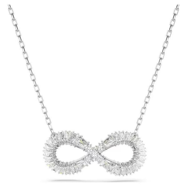 Swarovski smykke Hyperbola Infinity, White, Rhodium plated - 5679434 Swarovski smykke Hyperbola Infinity, White, Rhodium plated - 5679434