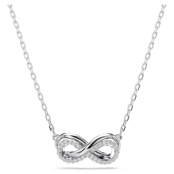 Swarovski smykke Hyperbola pendant Pavé, Infinity, White, Rhodium plated - 5687265 Swarovski smykke Hyperbola pendant Pavé, Infinity, White, Rhodium plated - 5687265