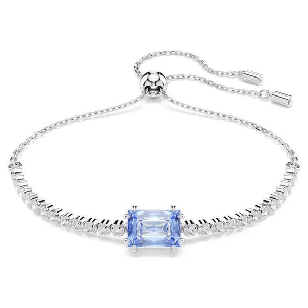 Swarovski armbånd Matrix Tennis Mixed cuts, Blue, Rhodium plated - 5693412 Swarovski armbånd Matrix Tennis Mixed cuts, Blue, Rhodium plated - 5693412