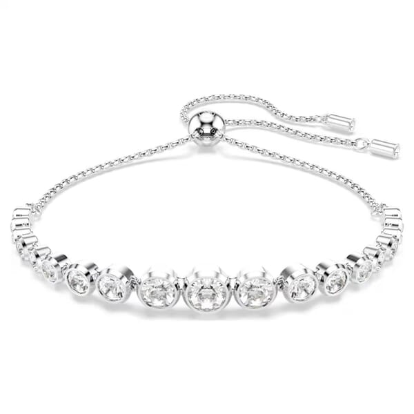 Swarovski armbånd  Imber Tennis bracelet Mixed round cuts, White, Rhodium plated - 5705451