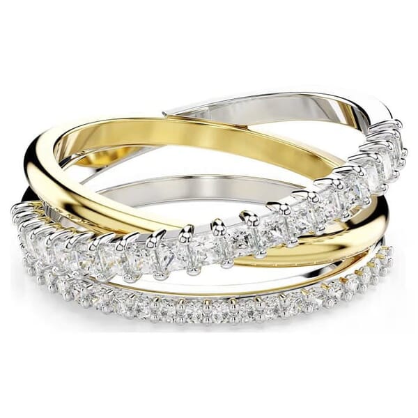 Swarovski Hyperbola ring Mixed cuts, White, Mixed metal finish - 5689729 Swarovski Hyperbola ring Mixed cuts, White, Mixed metal finish - 5689729