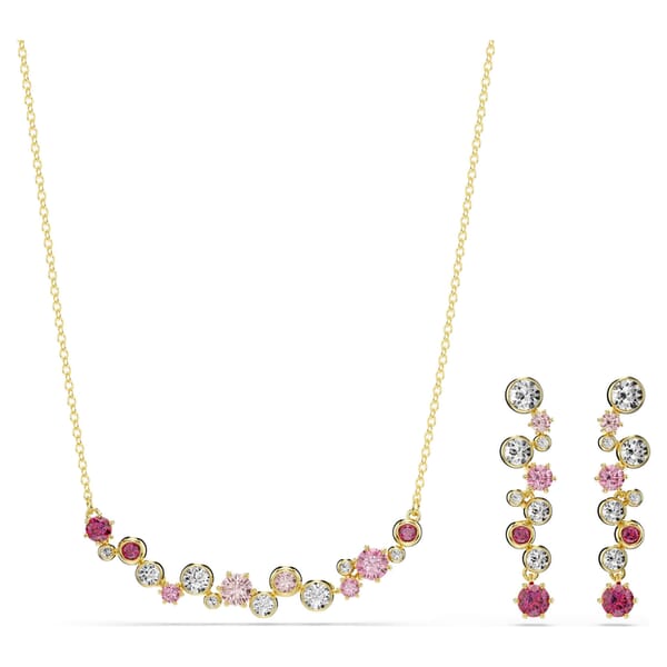 Swarovski smykkesett Constella set Mixed cuts, Multicolored, Gold-tone plated - 5722542 Swarovski smykkesett Constella set Mixed cuts, Multicolored, Gold-tone plated - 5722542