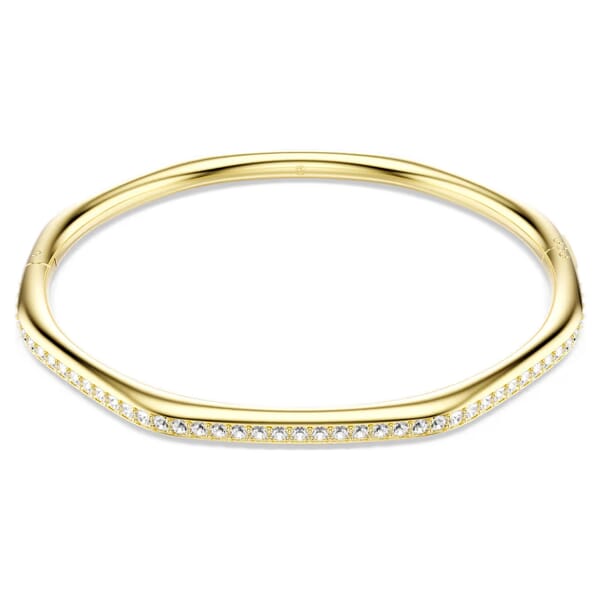 Swarovski armbånd Dextera bangle Octagon shape, Round cut, White, Gold-tone plated - 5724581