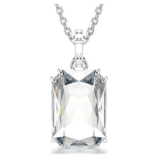 Swarovski smykke Millenia pendant Octagon cut, White, Rhodium plated - 5725768