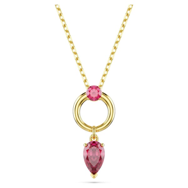 Swarovski smykke Mesmera pendant Mixed cuts, Red, Gold-tone plated - 5732487 Swarovski smykke Mesmera pendant Mixed cuts, Red, Gold-tone plated - 5732487