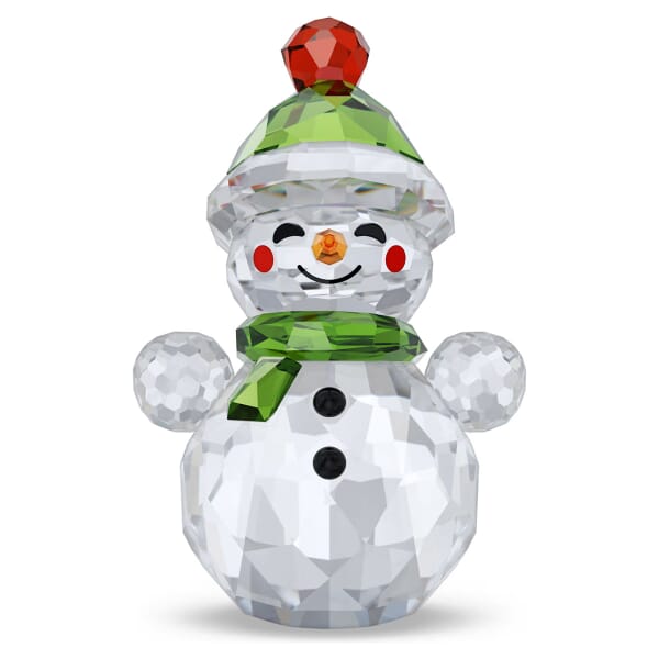 Swarovski figurer Holiday Cheers snømann i krystall - 5735125