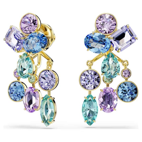 Swarovski øredobber Gema earring jackets Mixed cuts, Multicolored, Gold-tone plated - 5737450 Swarovski øredobber Gema earring jackets Mixed cuts, Multicolored, Gold-tone plated - 5737450
