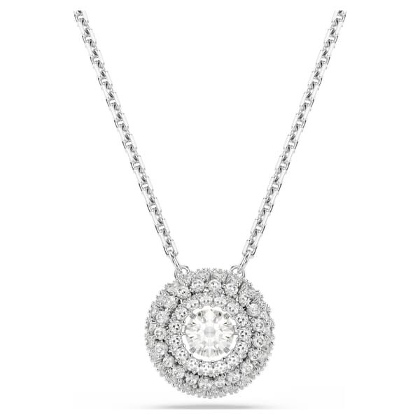 warovski smykke Sublima pendant Round cut, White, Rhodium plated - 5738246 warovski smykke Sublima pendant Round cut, White, Rhodium plated - 5738246