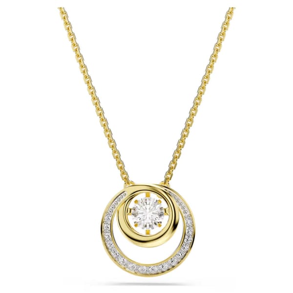 Swarovski smykke Hyperbola pendant Round cut, White, Gold-tone plated - 5738248 Swarovski smykke Hyperbola pendant Round cut, White, Gold-tone plated - 5738248