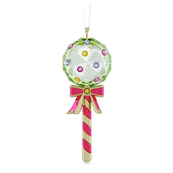 Swarovski figurer Holiday Cheers grønt juleornament i krystall med sløyfe - 5742104