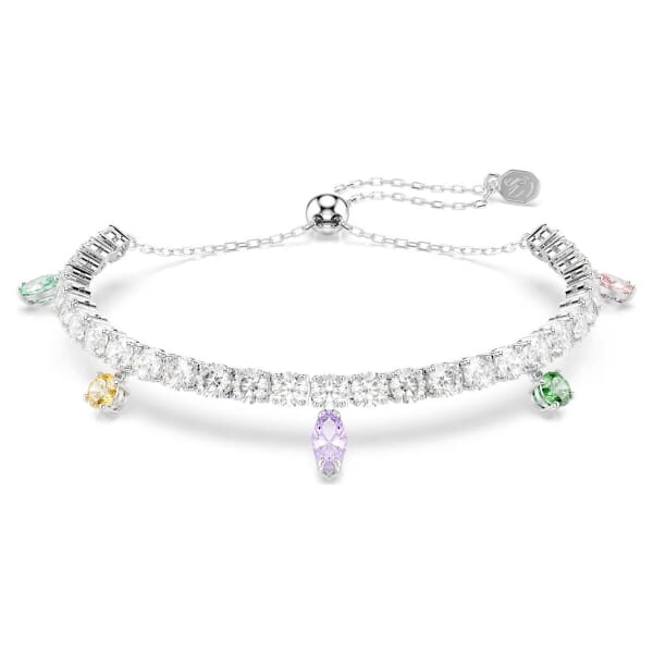 Swarovski armbånd Ariana Grande x Swarovski bracelet Mixed cuts, Multicolored, Rhodium plated - 5742463 Swarovski armbånd Ariana Grande x Swarovski bracelet Mixed cuts, Multicolored, Rhodium plated - 5742463