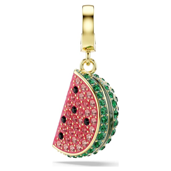 Swarovski smykke Idyllia charm Mixed cuts, Watermelon, Multicolored, Gold-tone plated - 5743134 Swarovski smykke Idyllia charm Mixed cuts, Watermelon, Multicolored, Gold-tone plated - 5743134