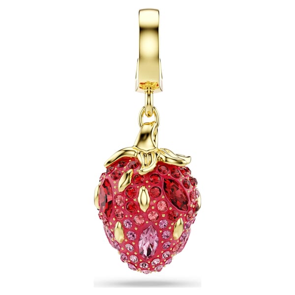 Swarovski smykke Idyllia charm Mixed cuts, Strawberry, Red, Gold-tone plated - 5743136 Swarovski smykke Idyllia charm Mixed cuts, Strawberry, Red, Gold-tone plated - 5743136