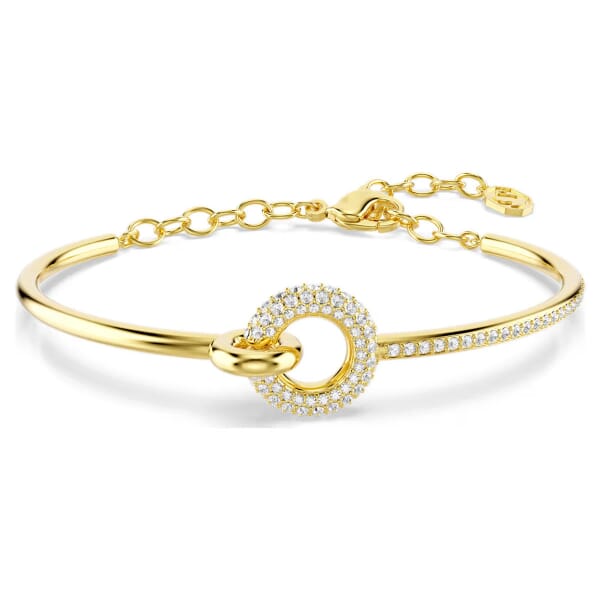 Swarovski armbånd Dextera bangle Round cut, White, Gold-tone plated - 5743568 Swarovski armbånd Dextera bangle Round cut, White, Gold-tone plated - 5743568