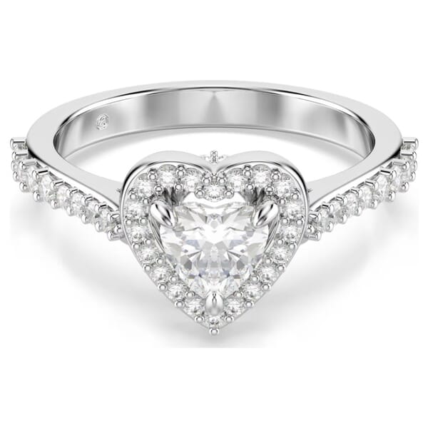 Swarovski ringer Una med hjerteformede hvite zirkonia - 5744045 Swarovski ringer Una med hjerteformede hvite zirkonia - 5744045