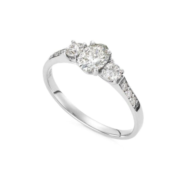 Diamantring Roma i 14kt hvitt gull med 0,81ct TW-Si - 57469 Diamantring Roma i 14kt hvitt gull med 0,81ct TW-Si - 57469
