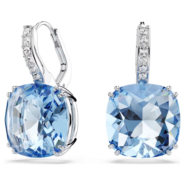 Bilde av Swarovski øredobber med blå krystall - 5756150