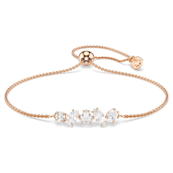 Swarovski armbånd Mesmera bracelet Mixed cuts, White, 18K rose gold finish - 5764801 Swarovski armbånd Mesmera bracelet Mixed cuts, White, 18K rose gold finish - 5764801