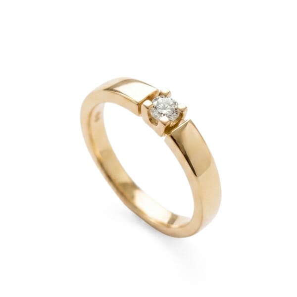 Iselin alliansering i 14 karat gult gull - 85010150