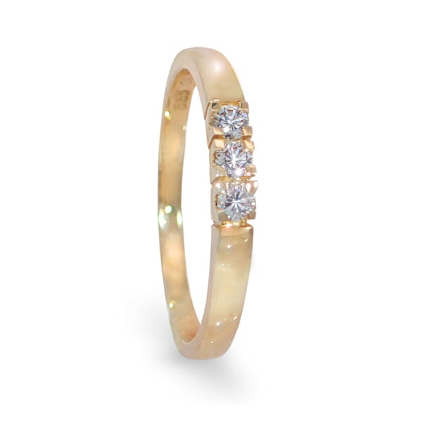 Iselin alliansering i gult gull med diamanter - 85030500 Iselin alliansering i gult gull med diamanter - 85030500