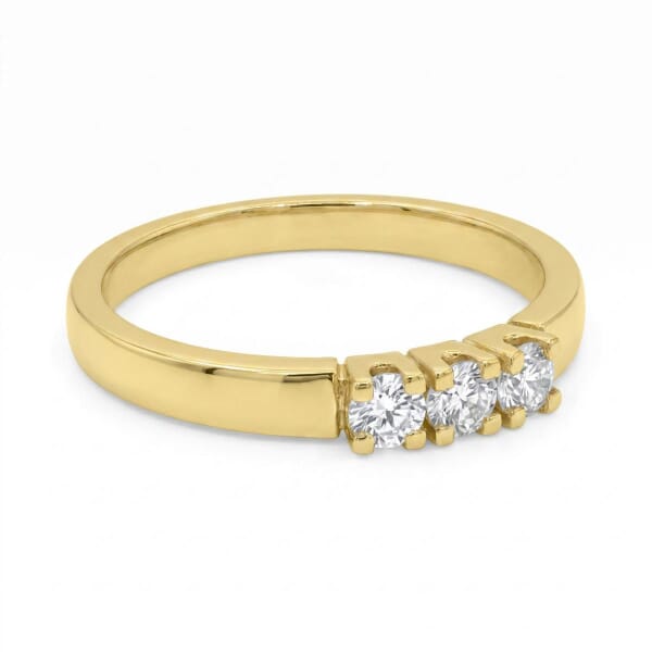Iselin alliansering i 585 gult gull med diamanter - 85030700