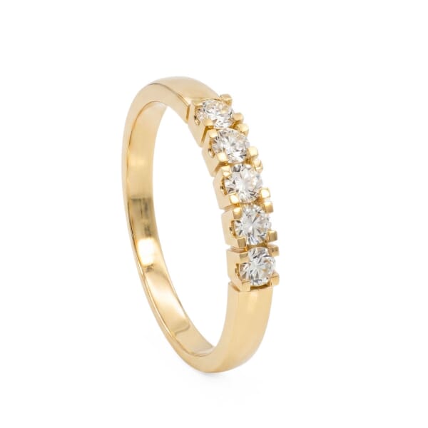 Iselin alliansering i gult gull med diamanter - 85050500 Iselin alliansering i gult gull med diamanter - 85050500