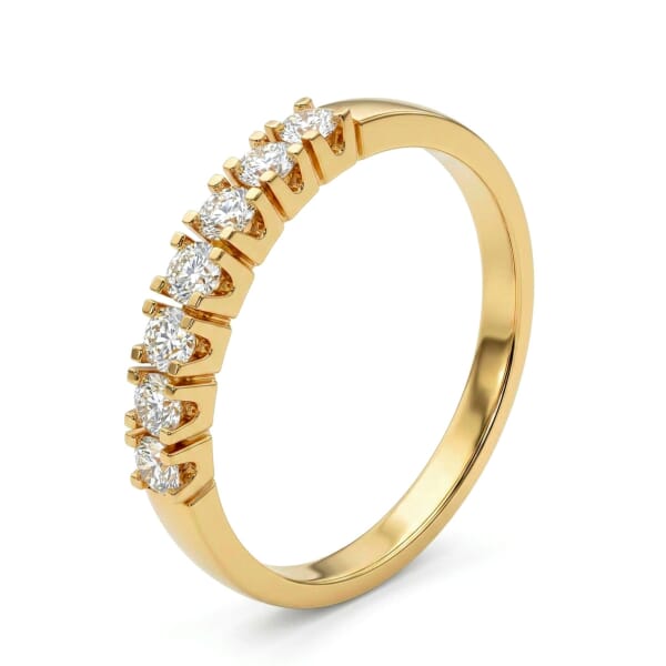 Iselin alliansering i gult gull med 7x0,05 ct diamanter - 85070500 Iselin alliansering i gult gull med 7x0,05 ct diamanter - 85070500