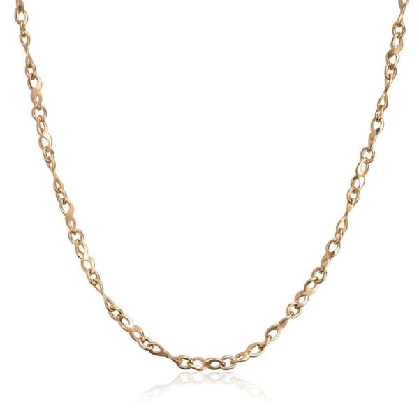 Kjede Evighetstegn i gult gull 14 kt, 2,2 mm /45 cm - 96430 Kjede Evighetstegn i gult gull 14 kt, 2,2 mm /45 cm - 96430