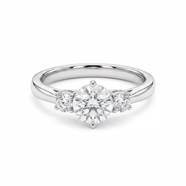 Diamant forlovelsesring i hvitt gull 0.50 ct - ABR01168hv050