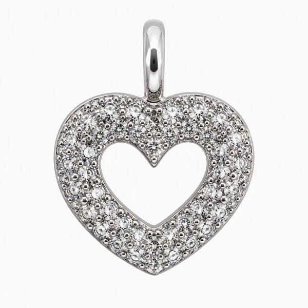 Diamantsmykke i gull med 0,24 ct W-Si - BUR233627