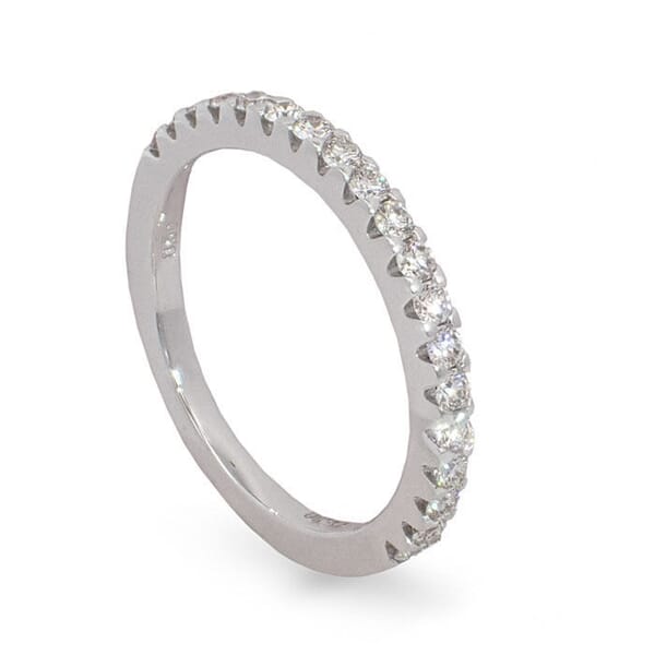 Diamantring i hvitt gull med 0.50 ct W-Si - BUR535743 Diamantring i hvitt gull med 0.50 ct W-Si - BUR535743