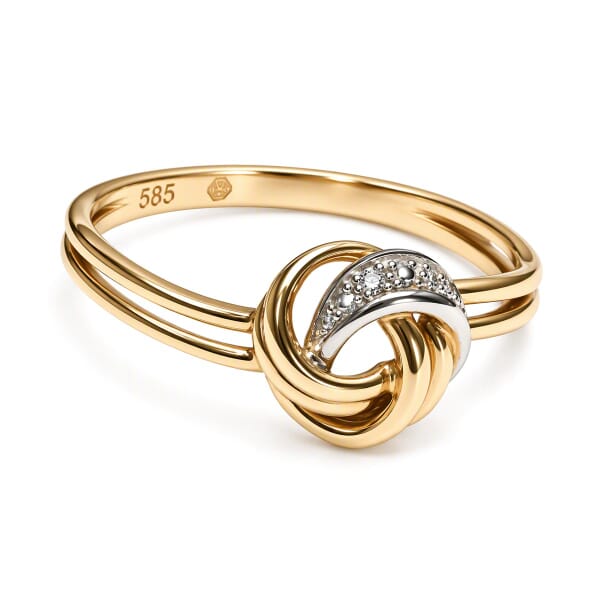 Gullring med 0.015 ct W-P - BUR620406 Gullring med 0.015 ct W-P - BUR620406