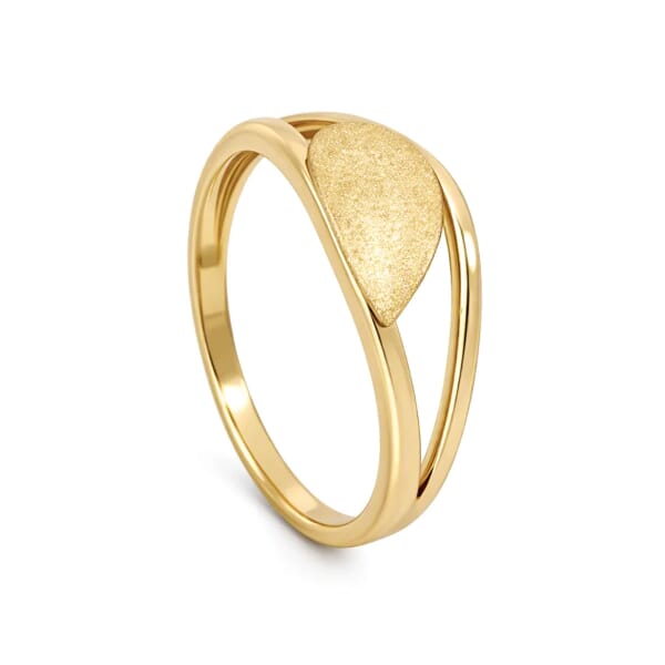 Gullring i 14kt gult gull - Bur501490