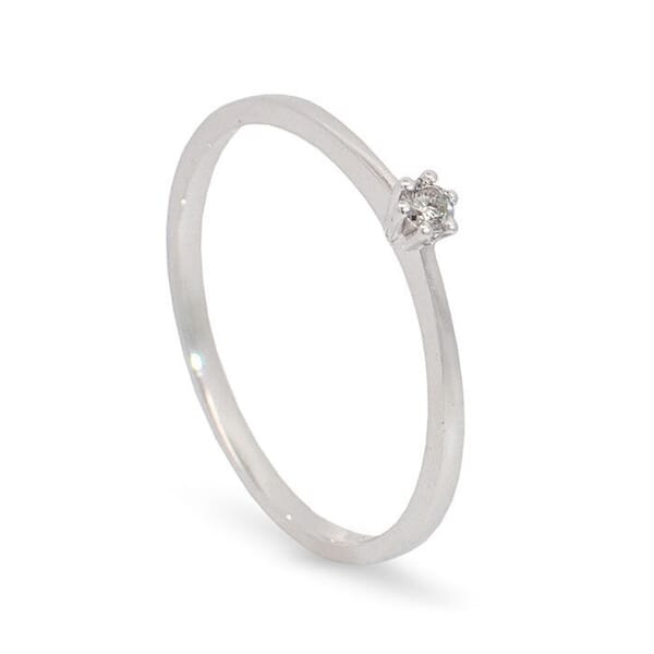 Diamantring forlovelsesring i hvitt gull 0,05 ct TW-Si - COC5000441hv Diamantring forlovelsesring i hvitt gull 0,05 ct TW-Si - COC5000441hv