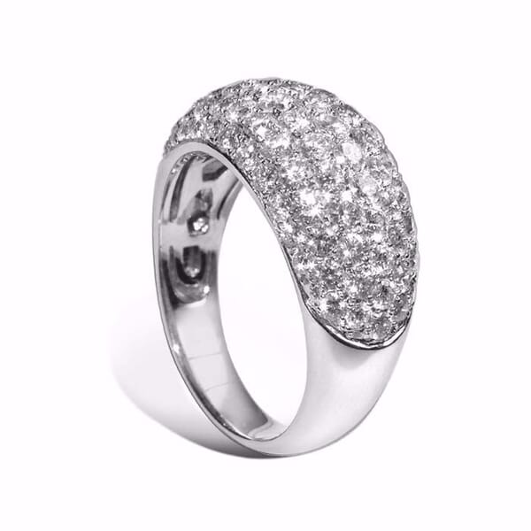 Diamantring i hvitt gull med 1,96 ct W-Si - COC9632900 Diamantring i hvitt gull med 1,96 ct W-Si - COC9632900