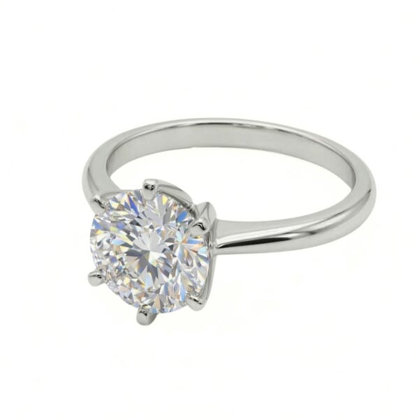 Forlovelsesring i hvitt gull med lab grown diamant 3,00ct River (F) VS1 - LG621426846 Forlovelsesring i hvitt gull med lab grown diamant 3,00ct River (F) VS1 - LG621426846